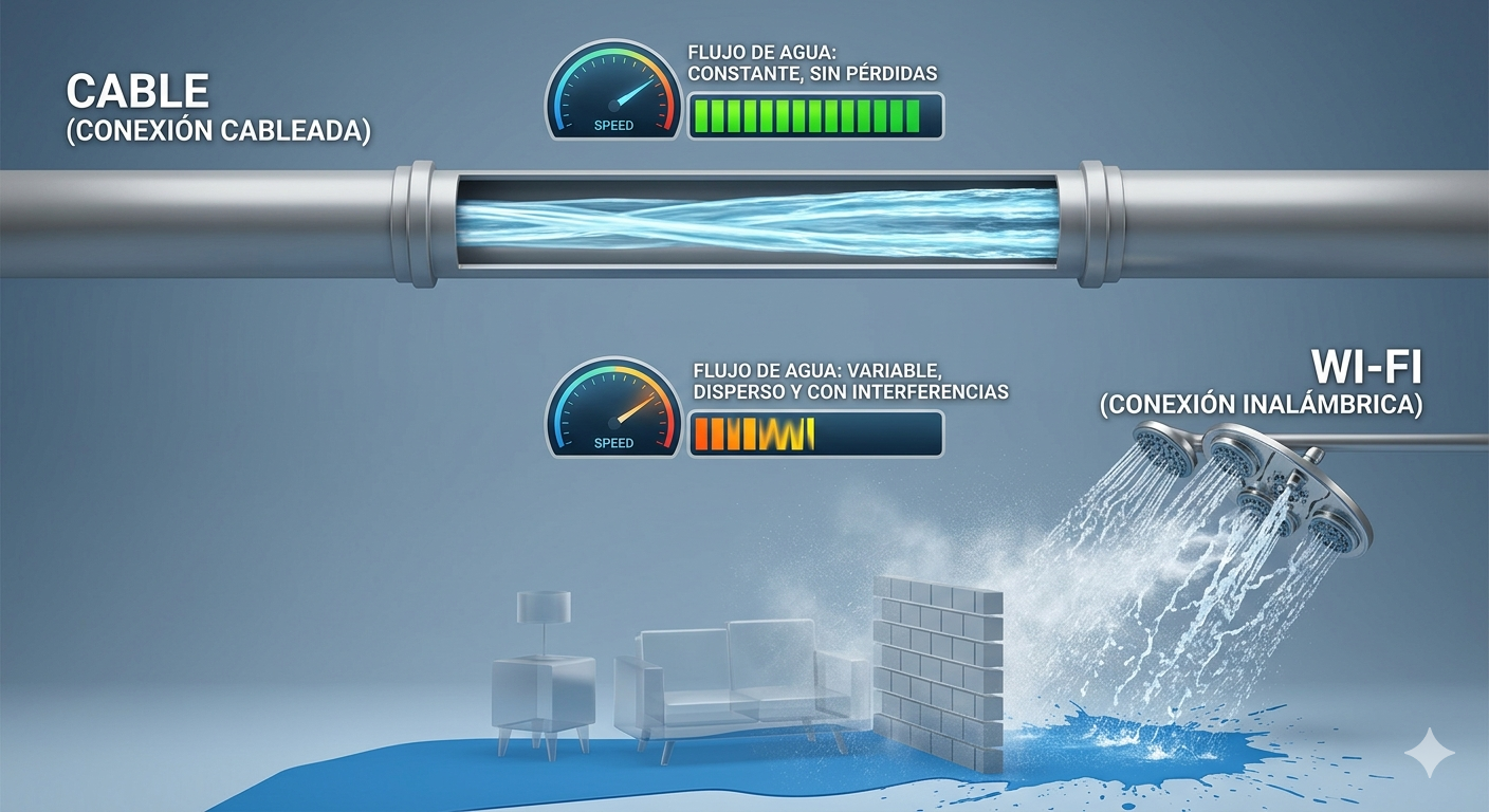 Protocolo de Descarte de Wi-Fi vs. Cable: Argumentos técnicos para soporte remoto